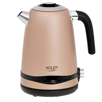 Immagine di Adler AD 1295 Bollitore elettrico, 2200 W, 1.7 litri, Acciaio inossidabile, Multicolore