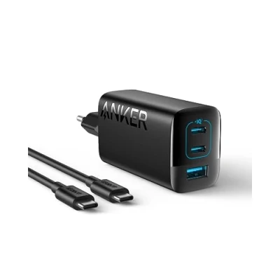 Immagine di Caricatore USB C da 67 W, caricabatterie rapido compatto PIQ 3.0 a 3 porte per iPhone 16/15,16/15 Plus/Pro Max, MacBook Pro, iPad, Galaxy, Pixel e altri, cavo 1,5 m in dotazione