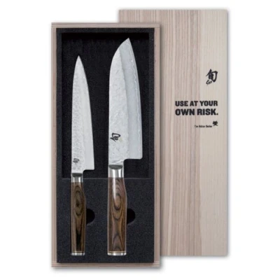 Immagine di Kai Küchenmesser Shun Premier Tim Mälzer Serie Messerset Tdm 1701 + 1702 Coltelli da Cucina, Legno, Multicolore, 165 cm