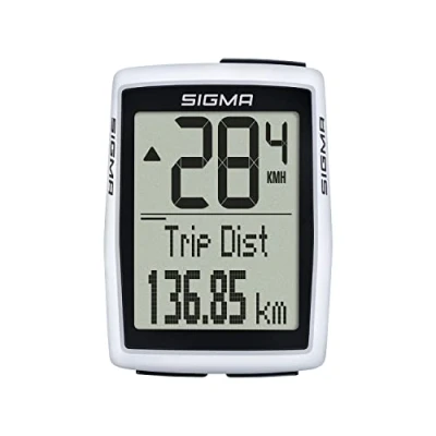 Immagine di SIGMA SPORT Contachilometri Bici BC 12.0 WR, Impermeabile Ciclocomputer con Dodici Funzioni e Applicabile a Due Biciclette, Wired Computer Grandi Pulsanti Uno Schermo Ben Visibile