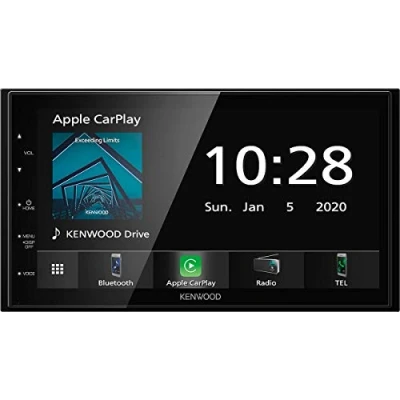 Immagine di Kenwood DMX 5020BTS, ricevitore AV multimediale digitale, con pannello touch capacitivo da 6,8 pollici, Bluetooth, Apple CarPlay, Android Auto, DAB+