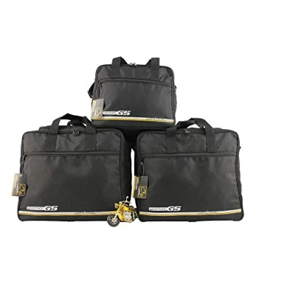 Immagine di made4bikers Promotion: Borse interne per valigie moto adatte modelli BMW Adventure R1250GS (K51) dal 2018 (R1250 GS) set completo in alluminio