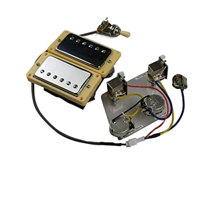 Immagine di Pickup per Chitarra Pickups Humbucker Neck E Bridge 4C Cablaggio Push Pull Set Singolo Taglio Epiphone Gibson elettrica