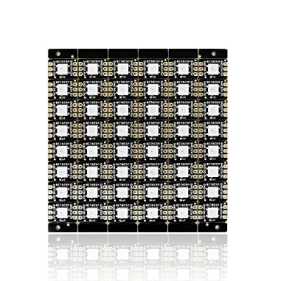 Immagine di Treedix 48pcs RGB LED 5050 Light Board Matrix Strip Driver indirizzabile individualmente per Arduino e Raspberry Pi Compatibile con WS2812B