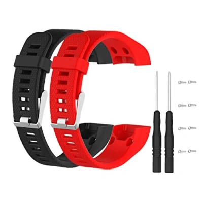 Immagine di Meiruo Wrist band Cinturino in Silicone Braccialetto di Ricambio per Garmin Vivosmart HR Plus/Garmin Approach X10/X40 (Color 4)
