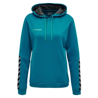 Immagine di Hummel Hmlauthentic Felpa con cappuccio, Donna, Taglia: Small, Celestial