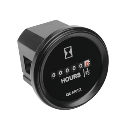 Immagine di Runleader Contaore meccanico, AC/DC da 8 V a 80 V, design impermeabile per tosaerba, carrello golf, barca, elevatore, camper, sawmil, ecc.