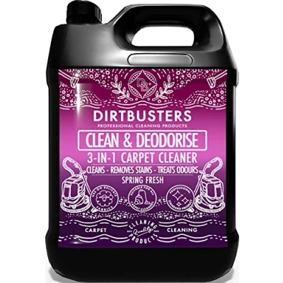 Immagine di Dirtbusters Shampoo e soluzione detergente concentrati 3 in 1 Clean &amp; Deodorise nelle fragranze Freschezza primaverile di bosco