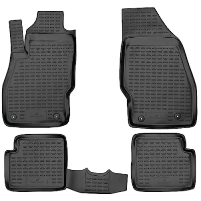 Immagine di Walser Tappetini in Gomma per Auto XTR su Misura Compatibile con Opel Corsa D, 2006 2014, Antiscivolo, Protezione vano Piedi