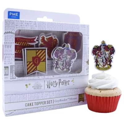 Immagine di PME Harry Potter Set 15 Toppers Decorazioni per Torte, Gryffindor