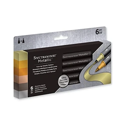 Immagine di Spectrum Noir Metallic Metallico Marcatori (6Pk) Metalli Preziosi