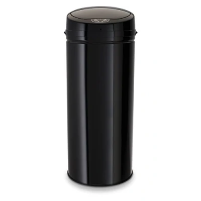 Immagine di ECHTWERK cestino per rifiuti, con sensore, touchless, elettrico, sensore di movimento a infrarossi, corpo in acciaio inox, capacità 42 litri, INOX Black