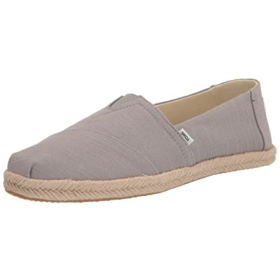 Immagine di TOMS Alpargata Vegan Espadrillas, Donna, Taglia: 36, Grey Cotone