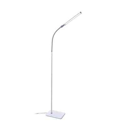 Immagine di Daylight UnoPro Floor New LED Lamp 6,000K, 1,145 Lux at 30cm, 4 Brightness Levels, Flexible Arm, Energy Efficient, White