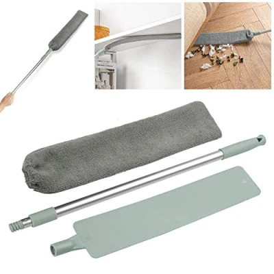 Immagine di TEMPO DI SALDI Spolverino In Microfibra Per Polvere Con Manico Allungabile E Flessibile