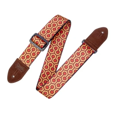 Immagine di Levy&#039;s MP2 007 Tracolla Per Chitarra Prints Polyester Suede Ends 2&quot; Hex