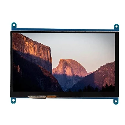 Immagine di Tosuny Touch Screen Minitor, Monitor portatile LCD da 7 pollici HDMI 1024x600 Schermo di visualizzazione Ultra HD gioco capacitivo per