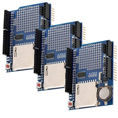 Immagine di AZDelivery 3 x Modulo Data Logger Logging Shield Recorder compatibile con Arduino incluso un E Book!