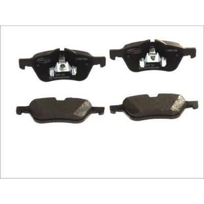 Immagine di DELPHI LP1657 Kit pastiglie freno Predisposto per contatto segnalazione usura con lamierino anticigolío senza accessori MINI: Hatchback, Cabrio