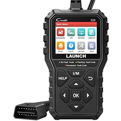 Immagine di LAUNCH Lettore di codici OBD2 CR529 con funzione completa OBD2, pronto I/M un clic per spegnere la luce del motore, strumento diagnostico auto, aggiornamento gratuito a vita