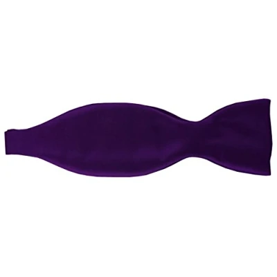 Immagine di TigerTie papillon annodare a viola scuro Uni monocromatico + box