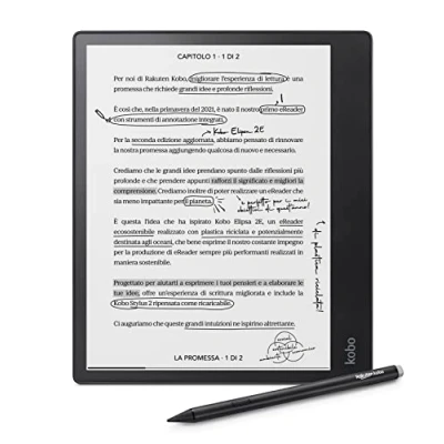 Immagine di KOBO ELIPSA 2E BLACK BUNDLE 10.3IN 227 PPI 1404 X 1872 32GB