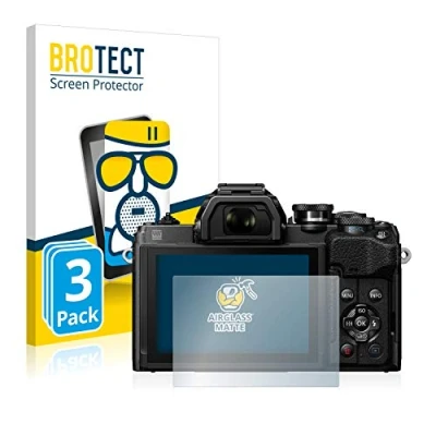 Immagine di brotect Pellicola Vetro Opaca per Olympus OM D E M10 Mark IV (3 Pezzi) Protezione Schermo [Anti Riflesso, Durezza 9H]