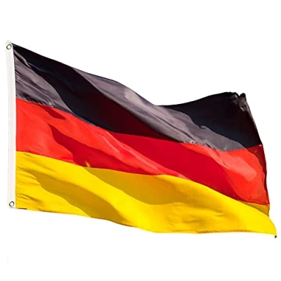 Immagine di GOOGIT Bandiera Germania 5 * 3ft 90 X 150 con 2 Occhielli in Metallo Resistente alle Intemperie (Germania)