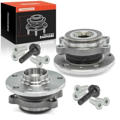 Immagine di Frankberg 2x Set cuscinetti mozzo ruota anteriore compatibile con Golf V 1K1 1.4L 3.2L 2003 2009 A3 8P1 2012 Tou.ran 1T1 1T2 2.0L 2010 Sostituire# 3C0498621