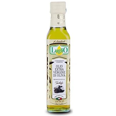 Immagine di Olio Luglio Condimento a Base di Extra Vergine Aromatizzato (250 ml) Tartufo Nero