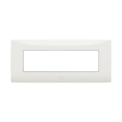 Immagine di ABB Placca 7 Moduli, Colore Bianco