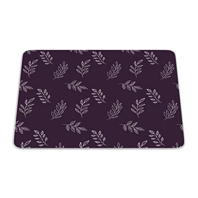 Immagine di Bonamaison, Tappetino per mouse rettangolare, con stampa digitale, antiscivolo, ufficio e casa, dimensioni: 22 x 18 cm