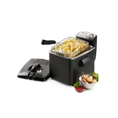 Immagine di DOMO DO1014FR Friggitrice 3200W Capacità 4L Acciaio inossidabile nero