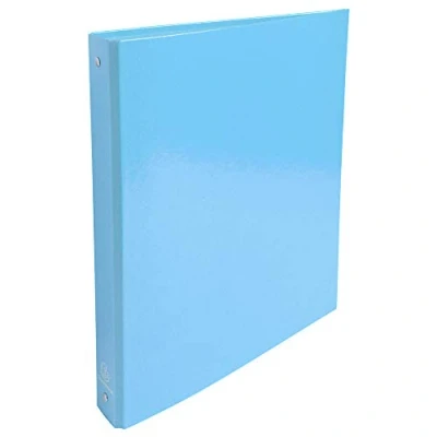 Immagine di Exacompta rif. 519292E Cartone da 10 raccoglitori rigidi Iderama, 4 anelli rotondi diametro 30 mm, dorso 40 dimensioni esterne: 32 x 26 cm, formato A4, colore: azzurro