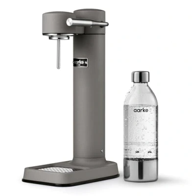 Immagine di Aarke Carbonator 3 Gasatore d’acqua e Bottiglia, Finitura Grigio Opaco