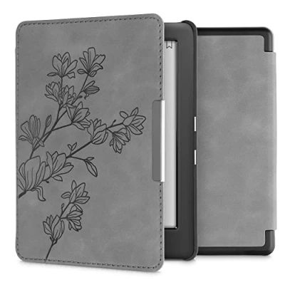 Immagine di kwmobile Custodia eReader Compatibile con Kobo Glo HD/Touch 2.0 Cover eBook Reader Flip Case Magnetica Pelle PU Magnolie