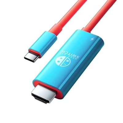 Immagine di RREAKA Switch Dock per Nintendo OLED, adattatore TV 2 in 1 con cavo HDMI 4K, ricarica di tipo C da 100 W, docking station portatile viaggio, Samsung Dex S24, MacBook