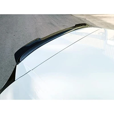 Immagine di Spoiler da tetto (tappo spoiler) compatibile con Volkswagen Golf VII GTI/R/R Line 2012 2017 e Facelift (7.5) 2019 (ABS nero lucido)