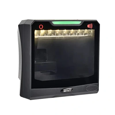 Immagine di LENVII Lettore Codice a Barre Desktop,1D 2D QR Code scanner Auto Tavolo Mani Libere,lettore barcode Supporta Linux/Mac/Windows, per Negozi, Supermercati, Distributore Automatico Reader