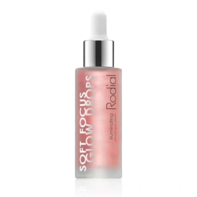 Immagine di Rodial Soft Focus Glow Booster Drops 31 ml Siero Illuminante per la Pelle con Squalano, Glicerina e Antiossidanti, Base Trucco Effetto Radioso, Formula Leggera una Perfetta Levigata