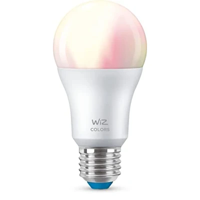 Immagine di WiZ Lampadina Smart WiFi, Luce Bianca o Colorata Dimmerabile, E27, 8.5W, Controllo tramite app Vocale (Alexa, Apple HomeKit, Google Home)