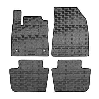 Immagine di AutoStyle CK RMG05 Set tappetino Gomma piena anteriore e posteriore 4 nero