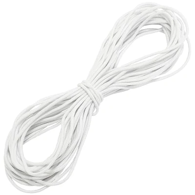 Immagine di Aerzetix C67294 Elastico Decorativo Rotondo 10 Metri Diametro 2mm Colore Bianco