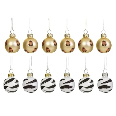 Immagine di Sass &amp; Belle Leopard Zebra Mini palline Set di 12