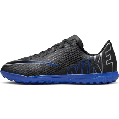 Immagine di Nike Performance JR Mercurial Vapor 15 CLUB TF Unisex Scarpe da calcetto con tacchetti per bambini, Taglia: 36, Black/chrome/hyper royal Sintetico