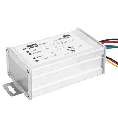 Immagine di PWM DC Motor Controller, Speed Regulation Brush Driver Controls Module, DC9 60V 20A Forward Reverse Rotation