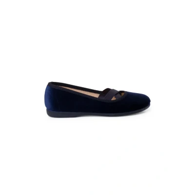 Immagine di Pisamonas Ballerine in Velluto Stile Balletto Misurare 34 Colore Blu