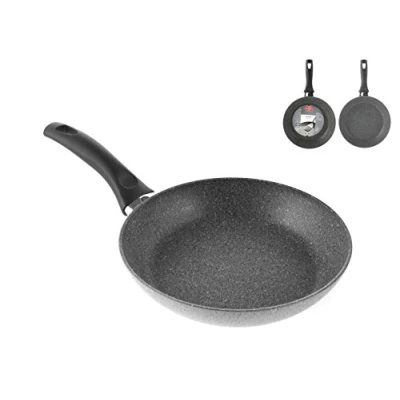 Immagine di Padella BALLARINI Cortina Granitium con rivestimento antiaderente, 20 cm, controllo della temperatura, alluminio, colore grigio