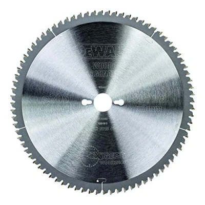 Immagine di DEWALT LAMA PER STAZIONARIA IMPIALLACCIATURE, PLASTICA E ALLUMINIO 305 x 30 80 TCG 5 3.0 mm, DT4288 QZ