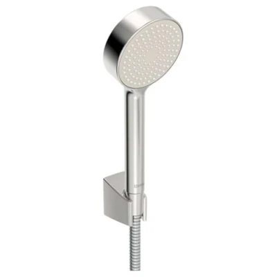 Immagine di Hansa doccia/doccetta 1 getto doccetta testa doccia + tubo alloggiamento) per bagno Set Basic jet batteria 95 mm anti calcare doccia, flessibile, lunghezza: 150 cm